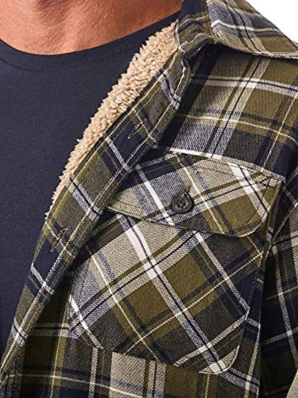 wrangler fleece lined flannel