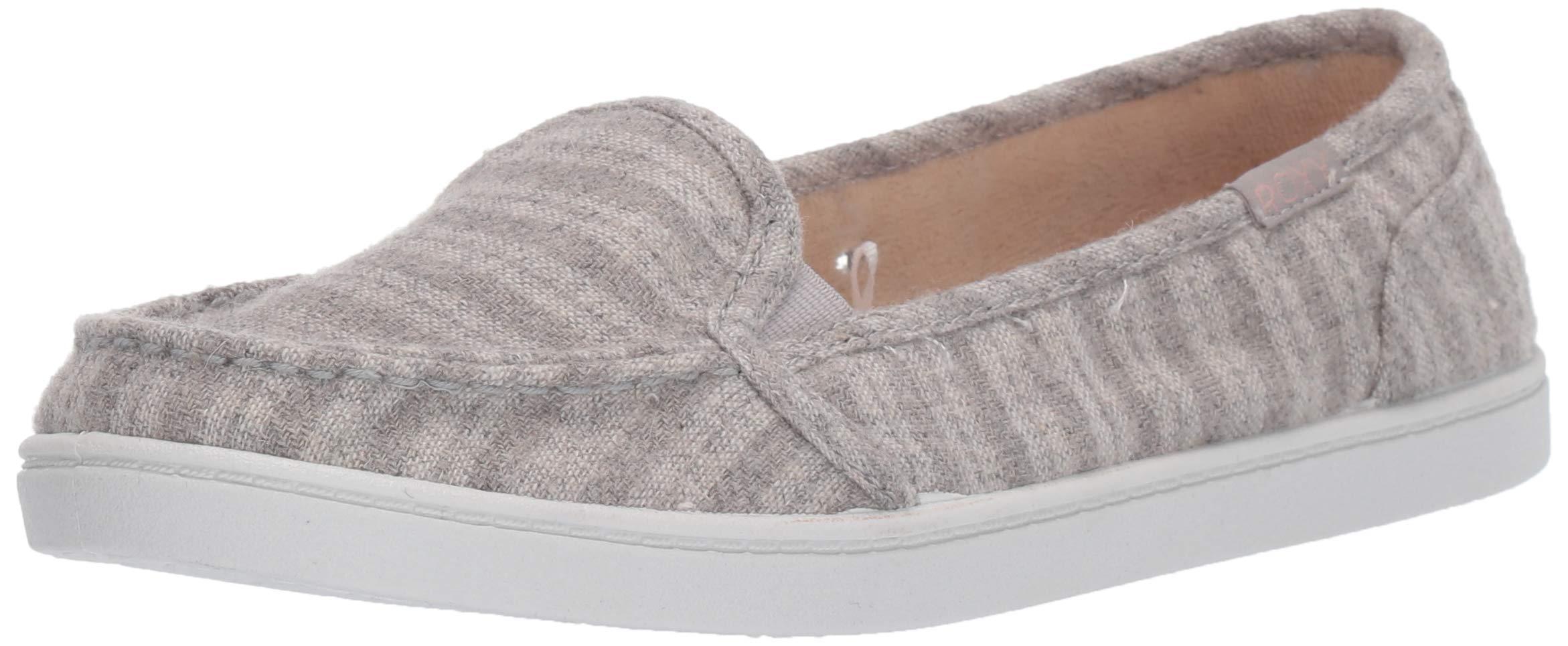 roxy grey slip on shoes