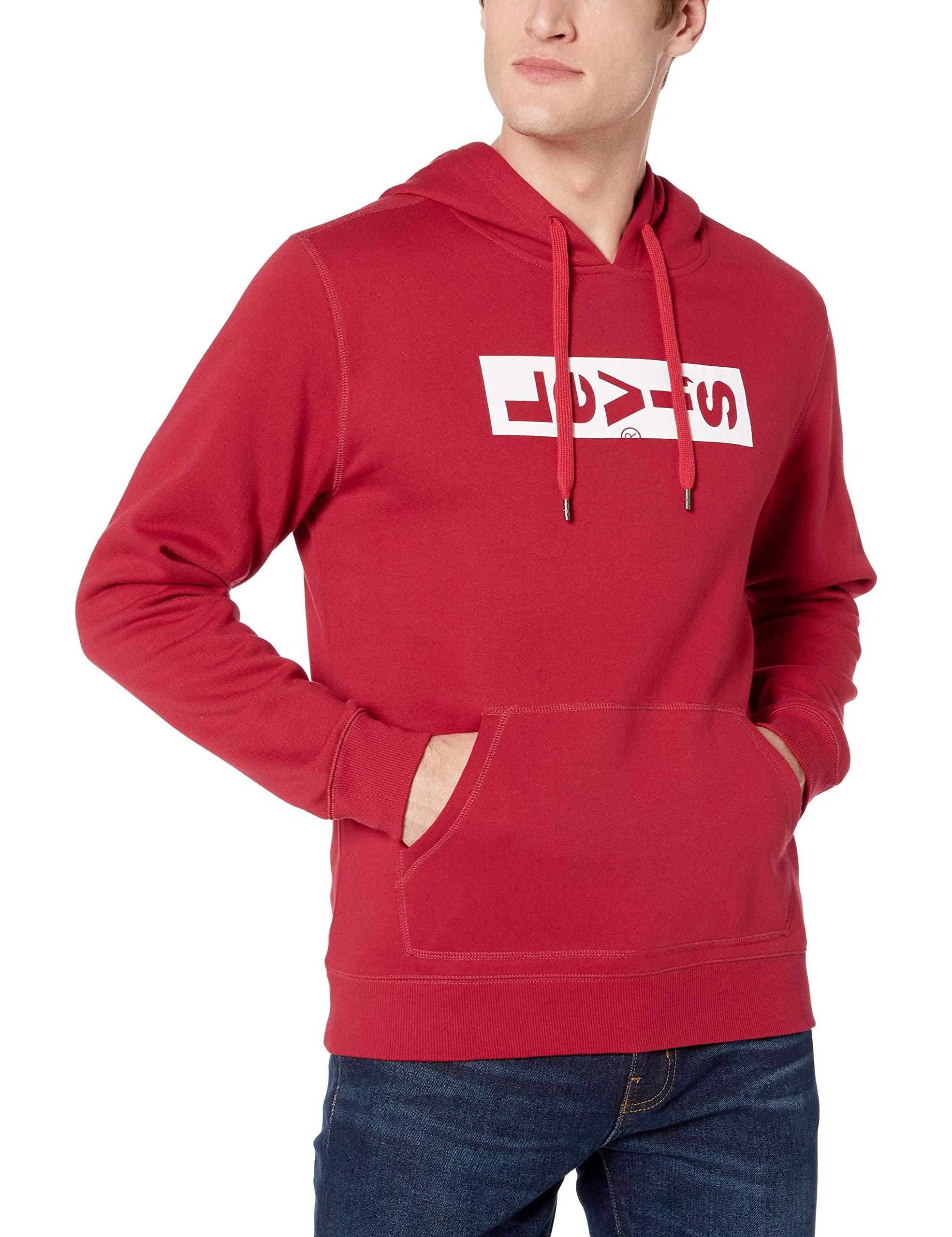 Levi's Classic Hoodie in Red for Men - Lyst