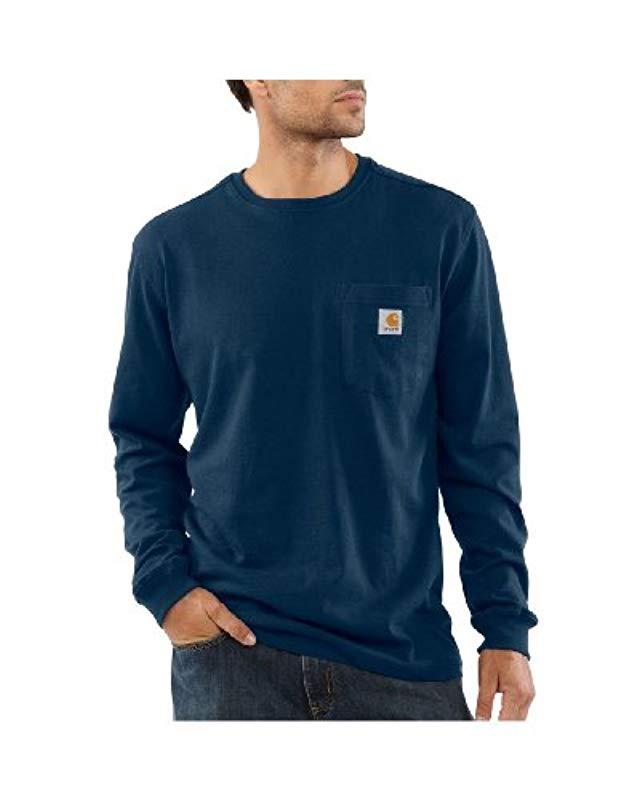 Carhartt Cotton Long Sleeve Pocket T 