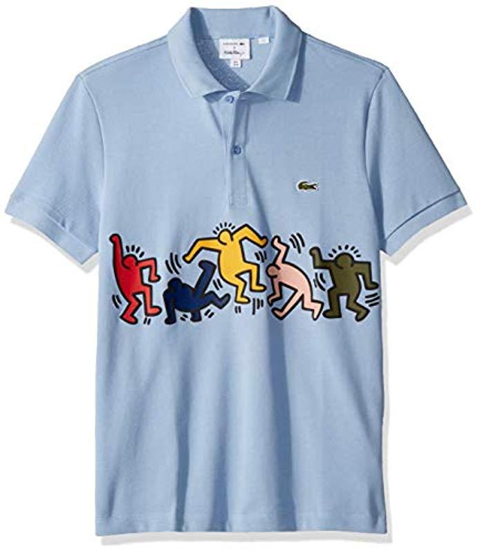 lacoste x keith haring t shirt