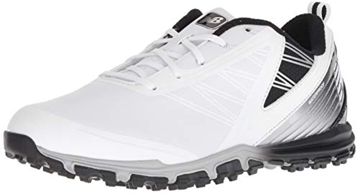 New Balance Leather Minimus Sl Waterproof Spikeless Comfort Golf Shoe