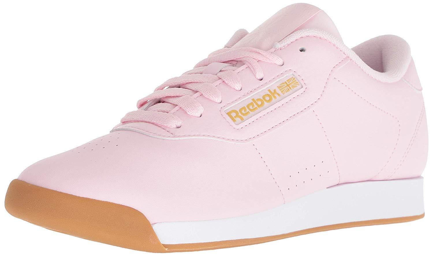 Reebok Synthetic Princess Sneaker in Pink/White/Gold Metallic (Pink) - Save  55% | Lyst