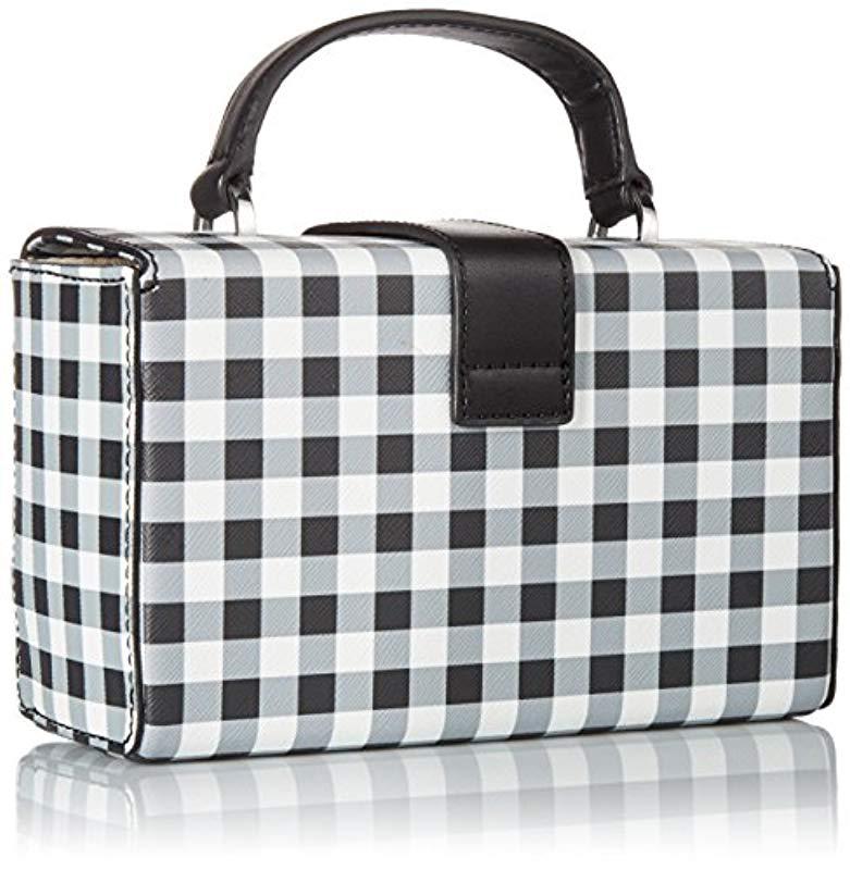 guess checkered bag