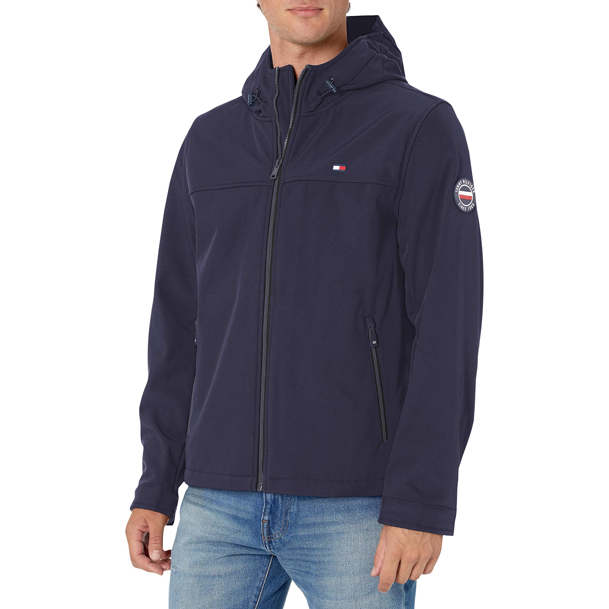 Tommy Hilfiger Lightweight Performance Softshell Hoody Jacket for Men Lyst