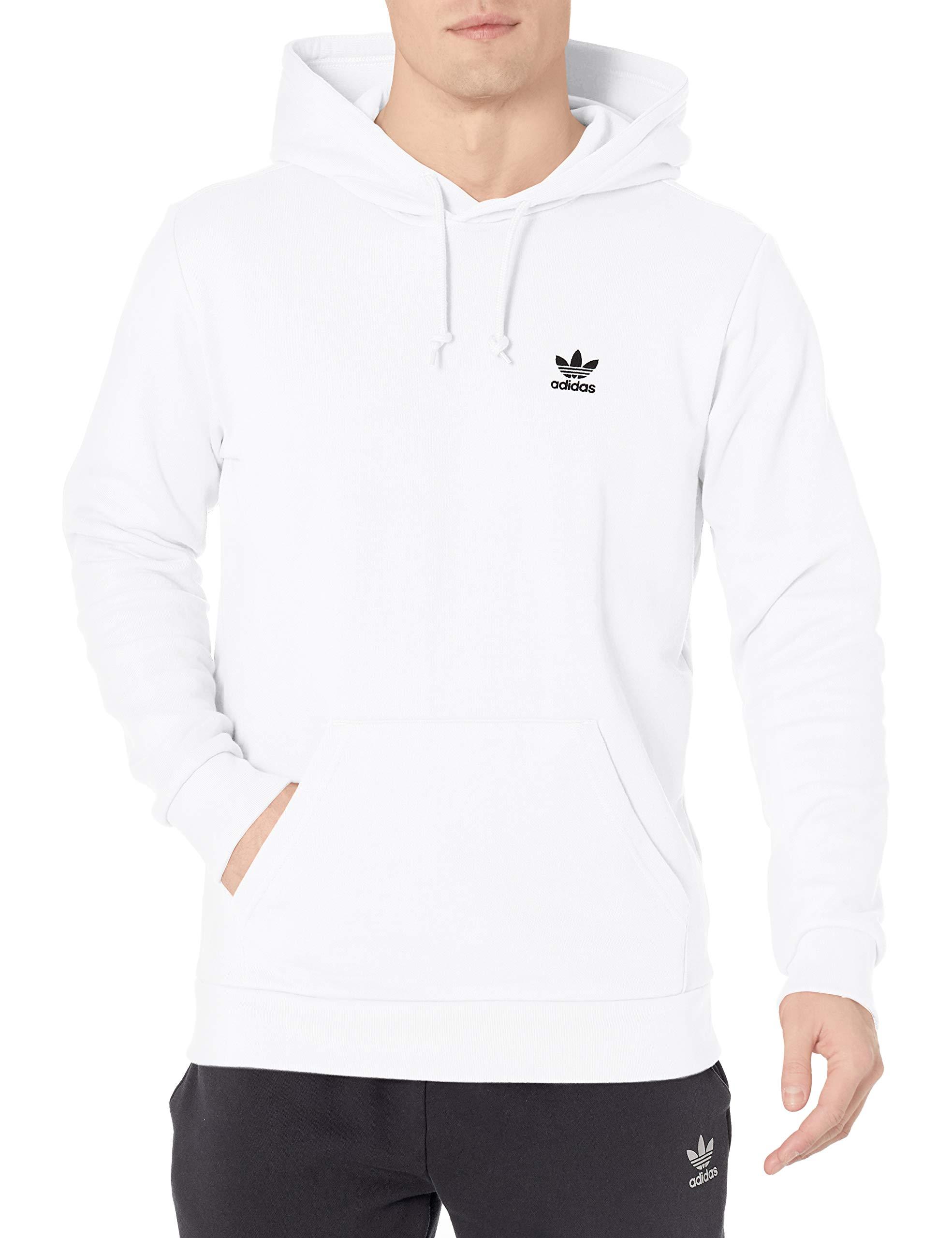 essentials hoodie white