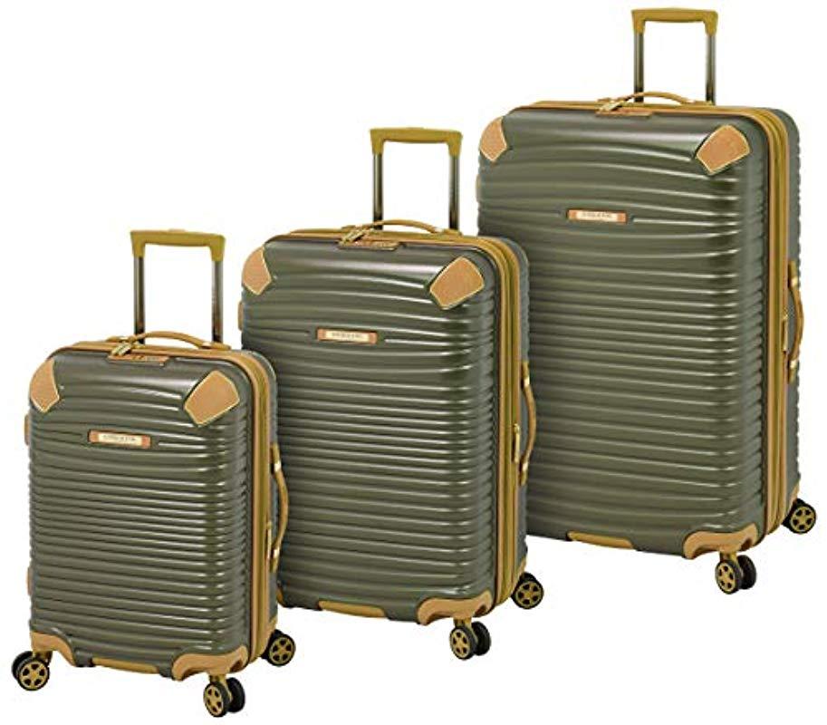 Lyst London Fog Huntington 3 Piece Hardside Spinner Set in Green