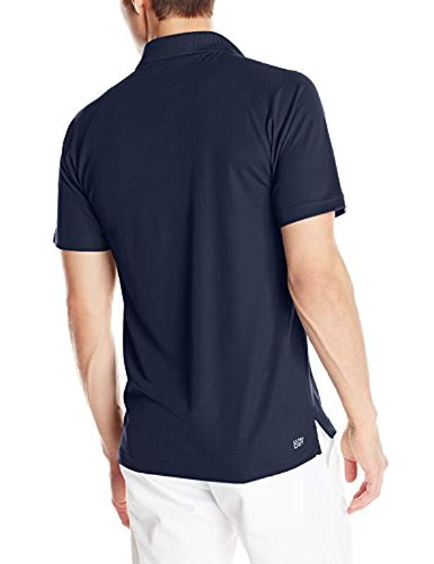 lacoste raglan polo