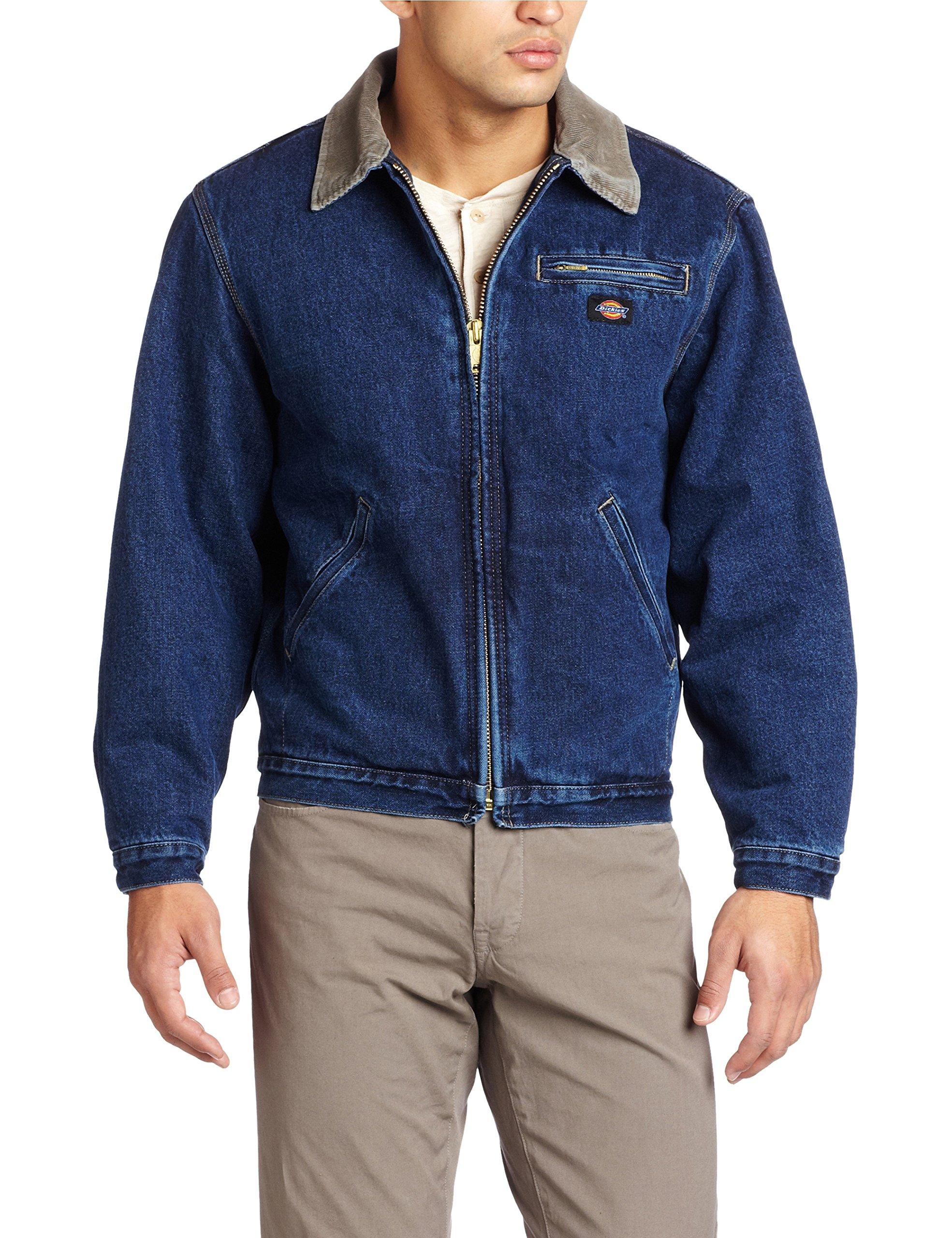 Dickies Stone Washed Denim Jacket in Blue for Men | Lyst