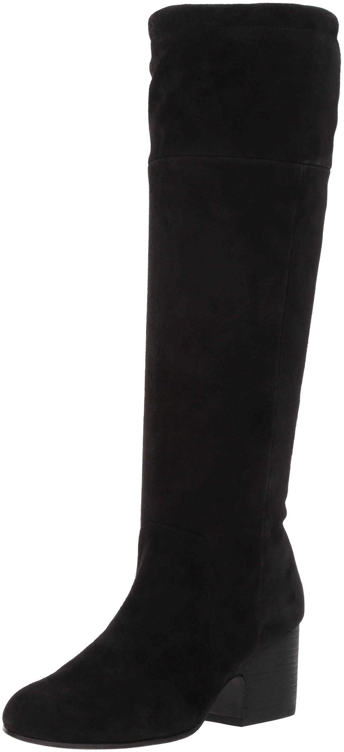 Eileen Fisher Suede Tall Knee High Boot in Black Save 64