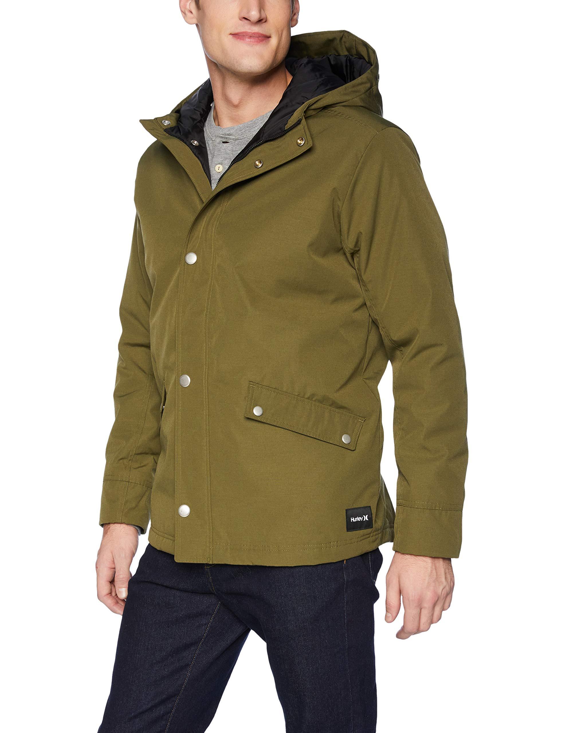 Hurley Timber Sherpa Lined Jacket in Green for Men | Lyst