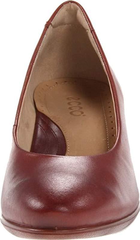 ecco sculptured 45 plain pump