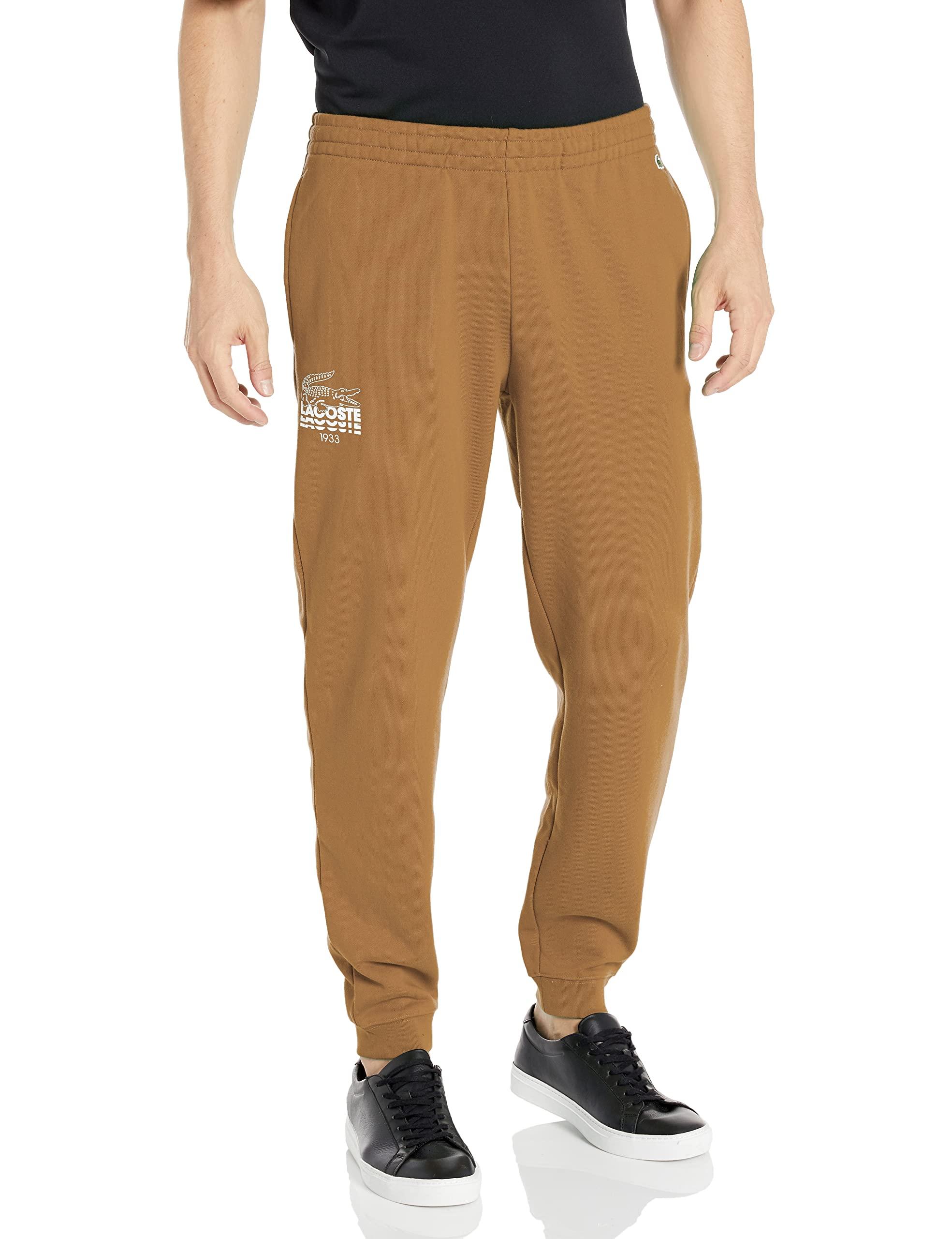 Lacoste Bold Graphic Jogger Sweatpant in Natural for Men | Lyst