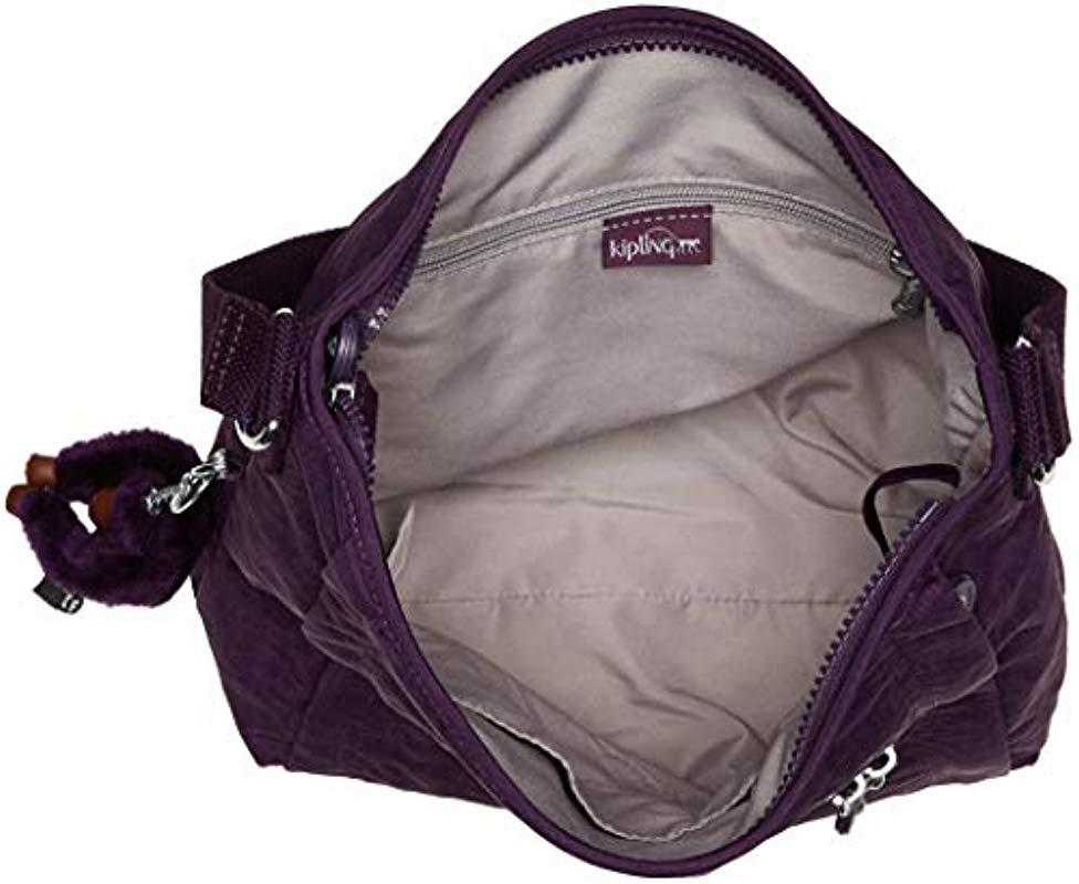 Kipling Bellamie Solid Handbag, Deep Purple Lyst