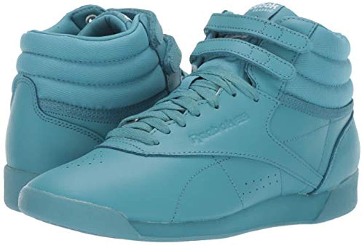 reebok freestyle bleu