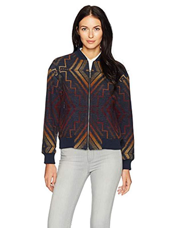 pendleton wool bomber jacket