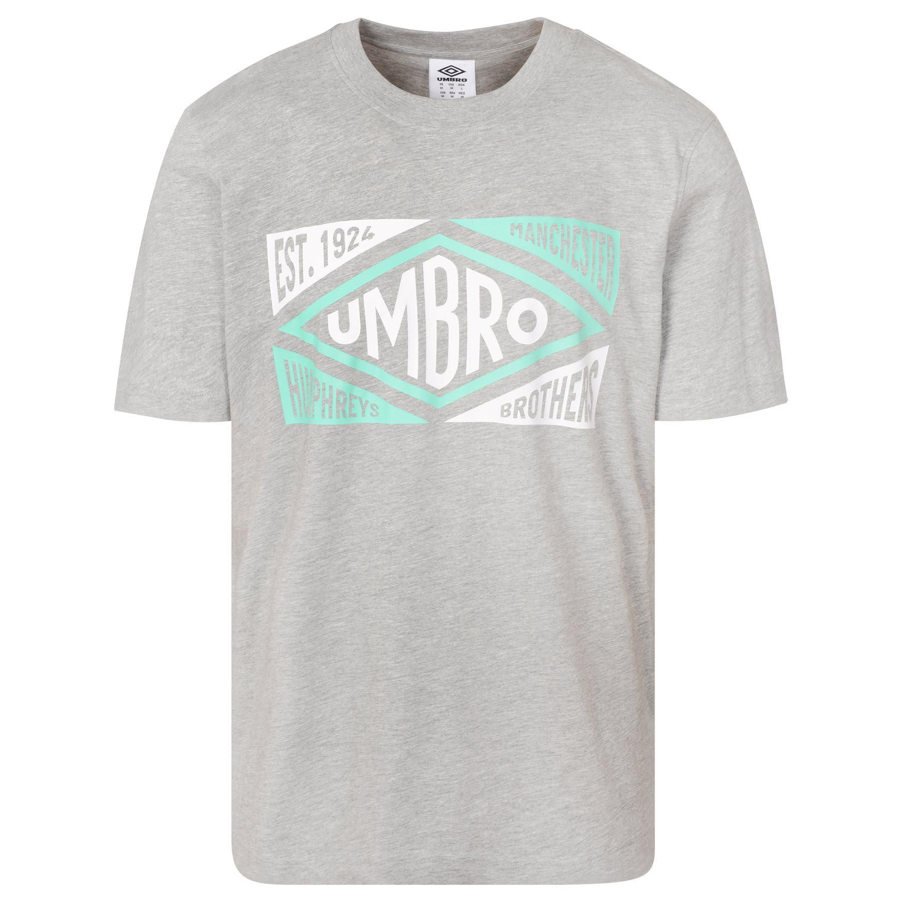 Tシャツ・カットソー UMBRO Essential Small Logo Short Sleeve T-Shirt Light Gray U Umbro Short sleeve t-shirts for Men | Online Sale up to 60