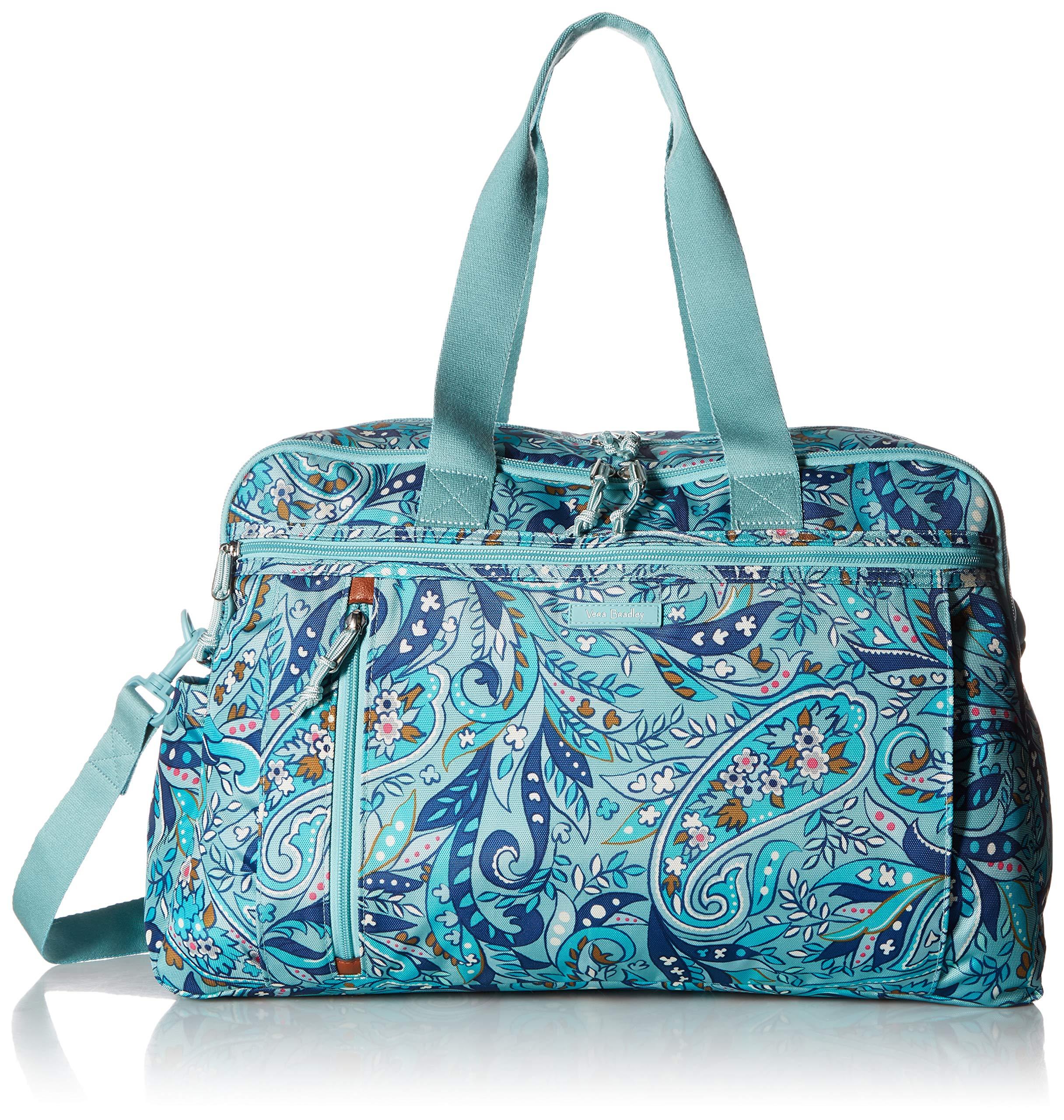 Vera Bradley Lighten Up Weekender Travel Bag in Daisy Paisley (Blue) Lyst