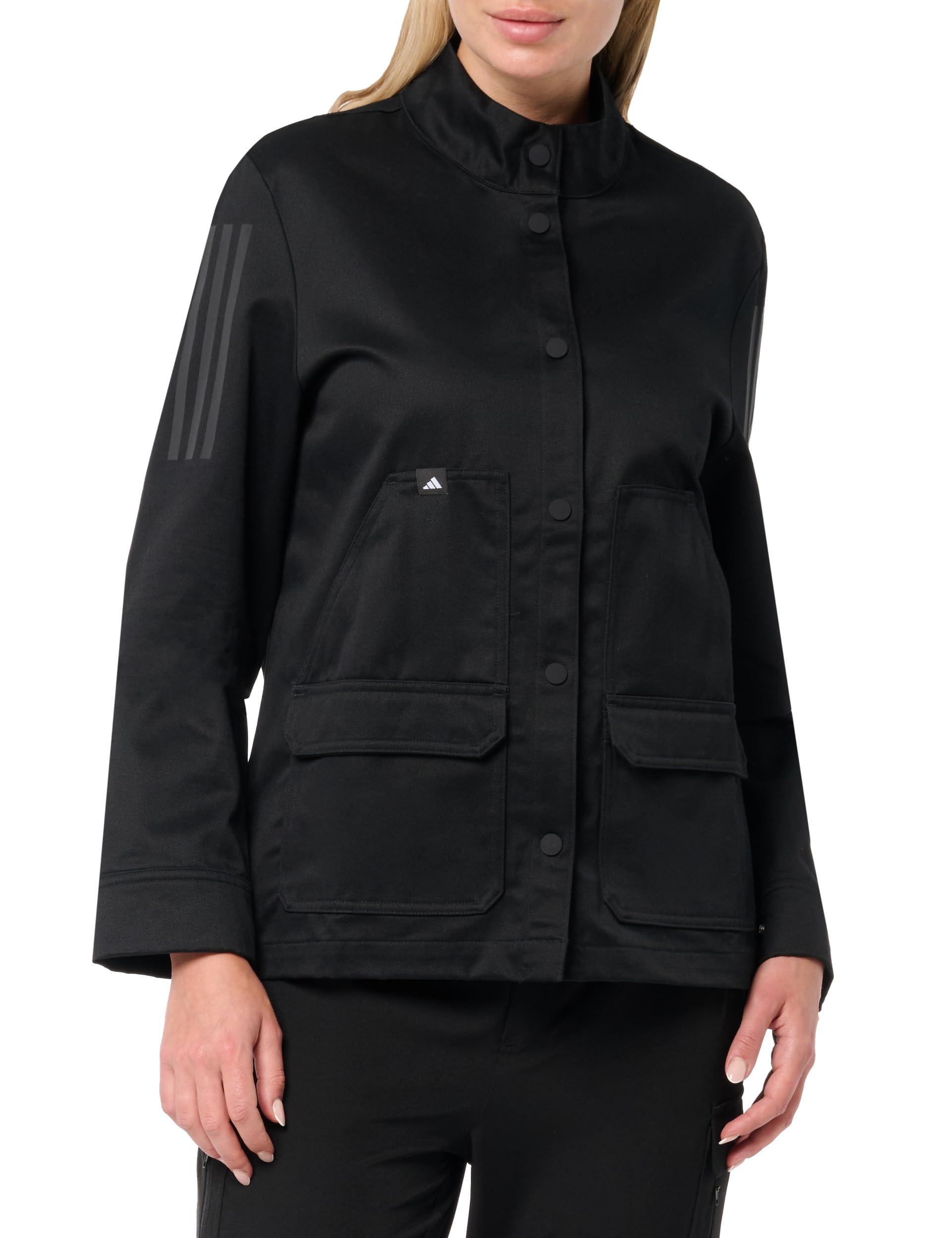 adidas Womens Trackstand Utility Cycling Jacket in Black Lyst