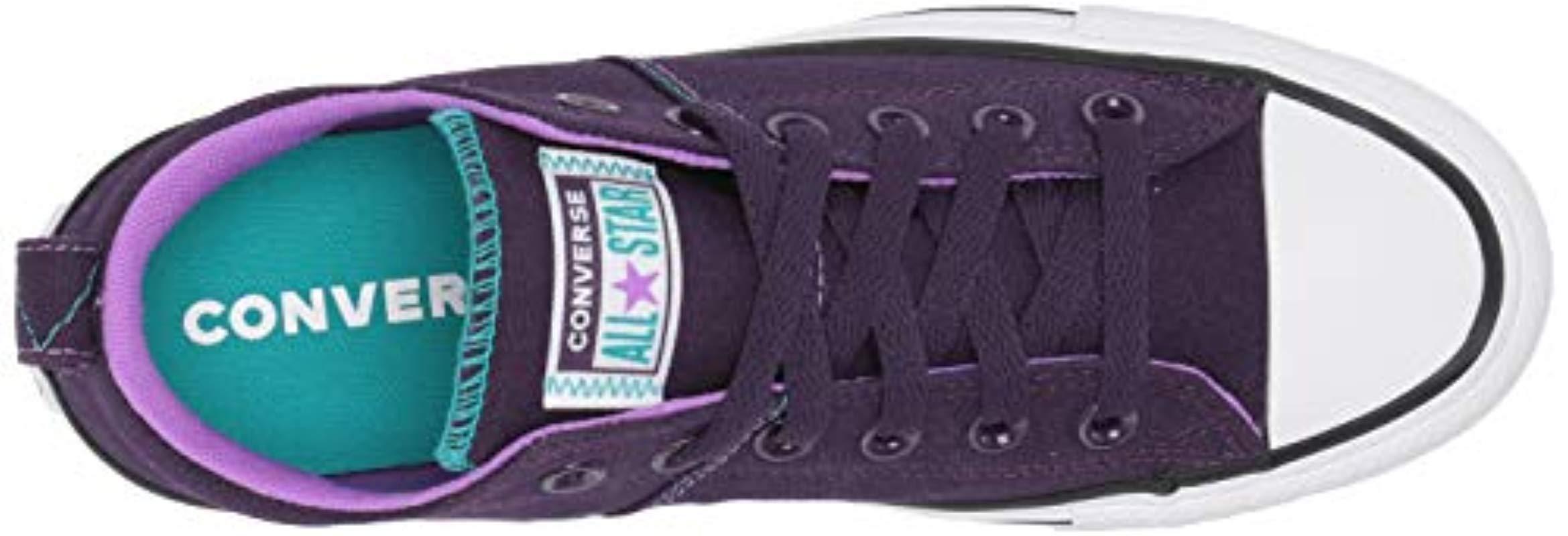 Converse Canvas Chuck Taylor All Star Madison Low Top Sneaker in Grand  Purple/White/Black (Purple) | Lyst