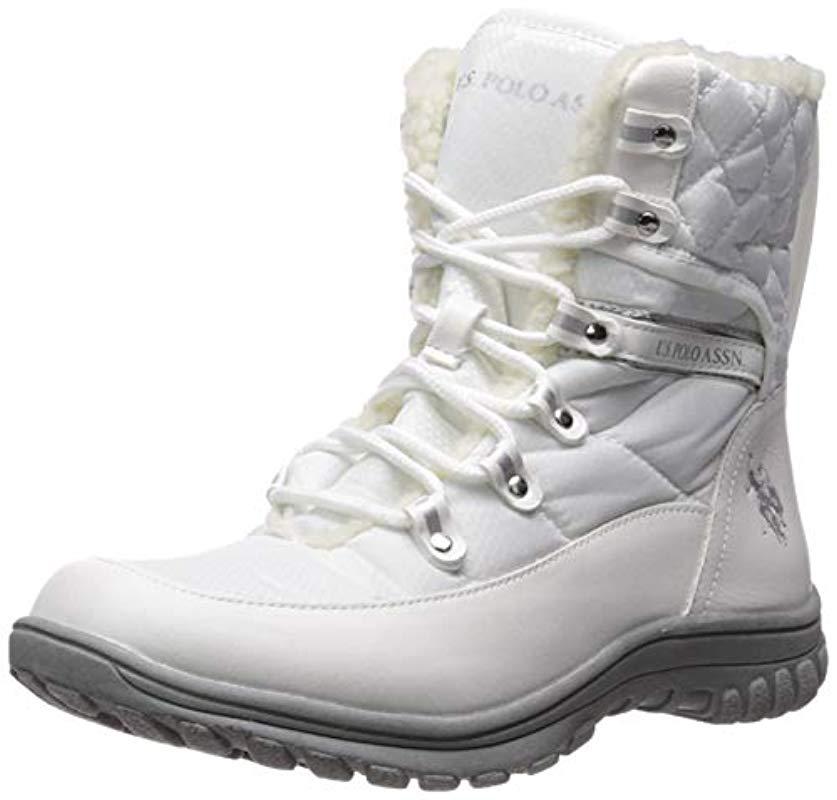white polo boots