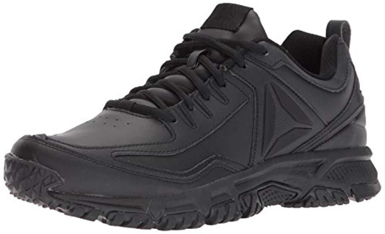 Reebok Ridgerider Leather 4e Sneaker, Black/black/black for Men | Lyst