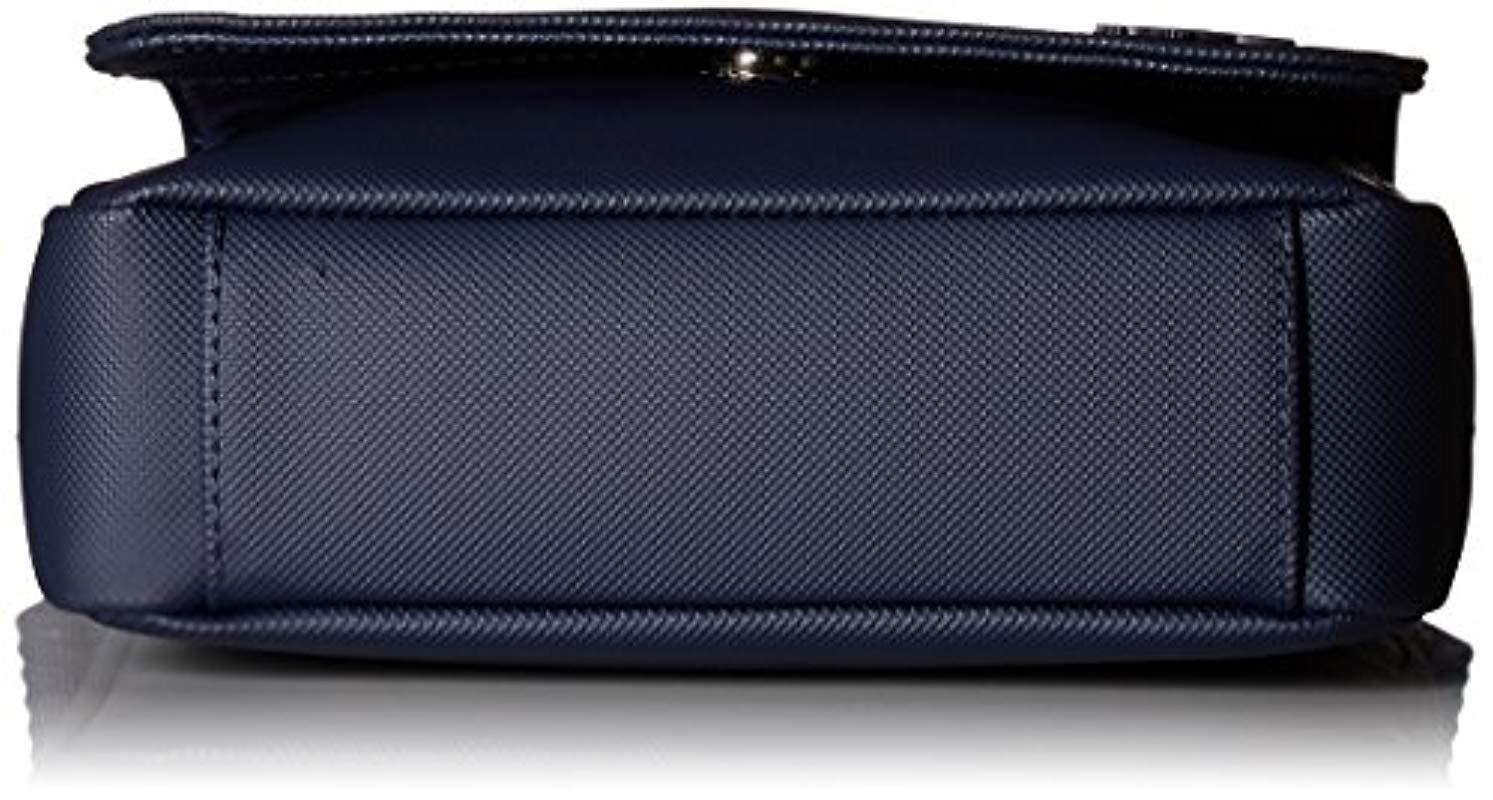 Lacoste S Flap Crossover Bag Messenger Bags in Blue for Men - Lyst