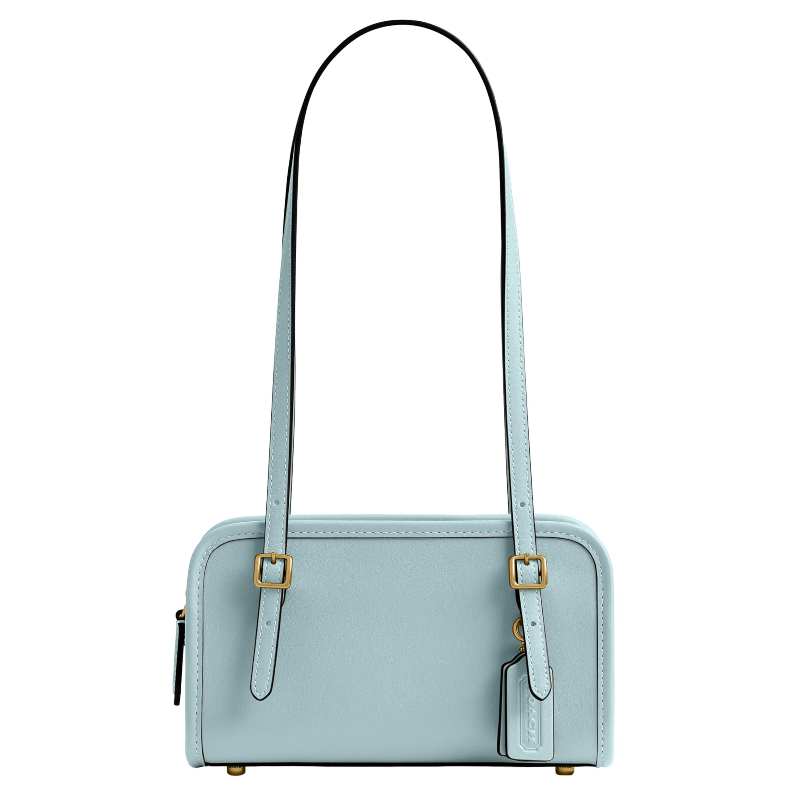 COACH Swing Zip Bag 20 in Blue | Lyst