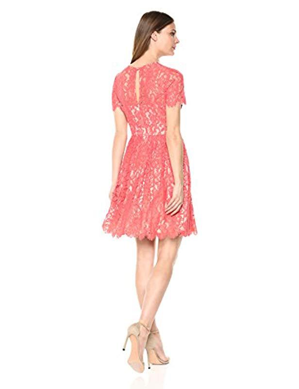 eliza j coral dress