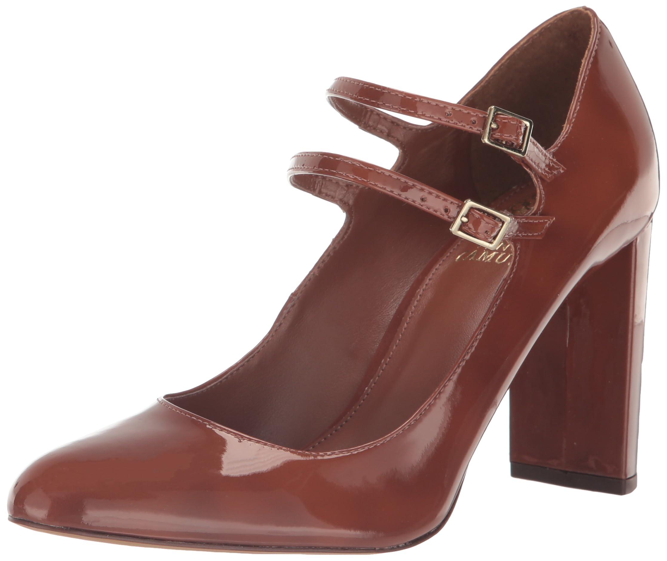 Vince Camuto Dahlein Block Heel Pump in Brown Lyst