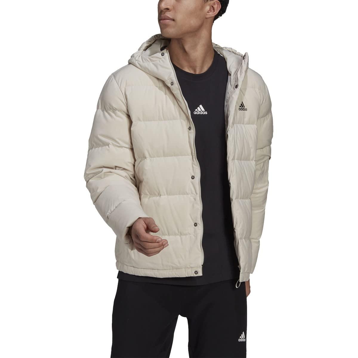 adidas Originals Outdoor Helionic Hooded Jacket in Gray for Men | Lyst