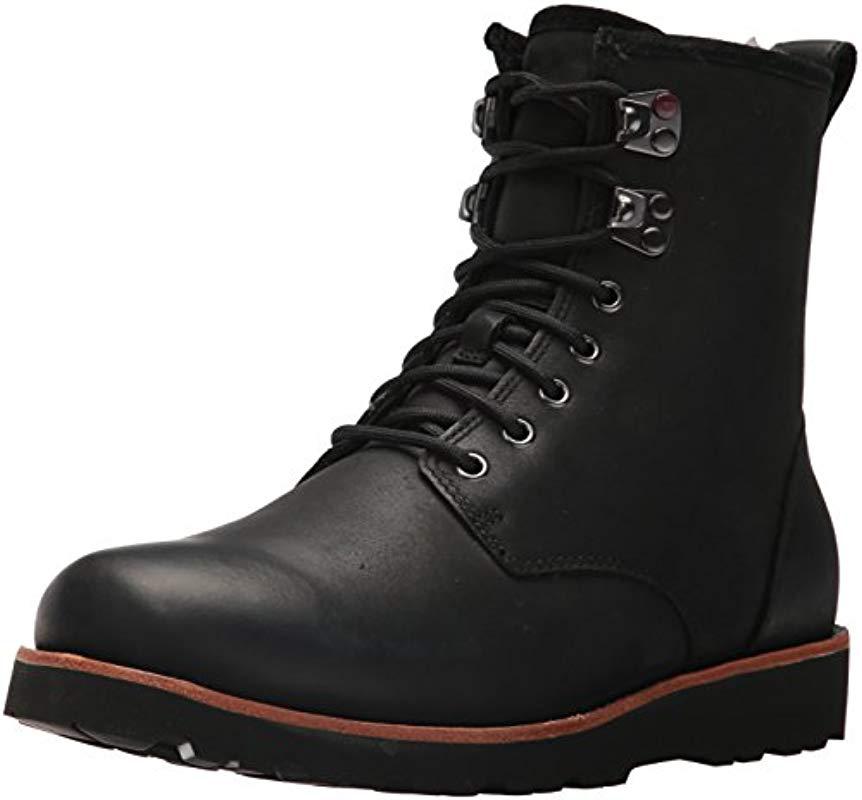 ugg hannen plain toe genuine shearling waterproof boot