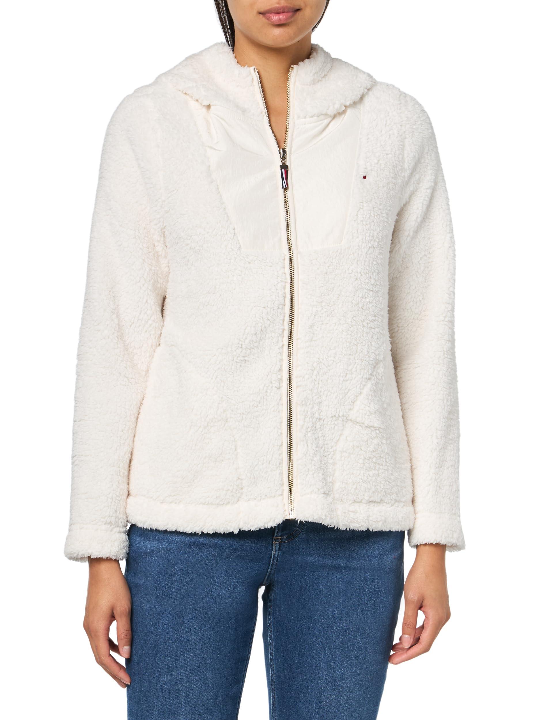 (取寄) トミーヒルフィガー レディース シェルパ 1/4 ジップ プルオーバー   women Sherpa 1/4 Zip Pullover Soft Ivory 71GyJbI5VCL._AC_SX342_.jpg