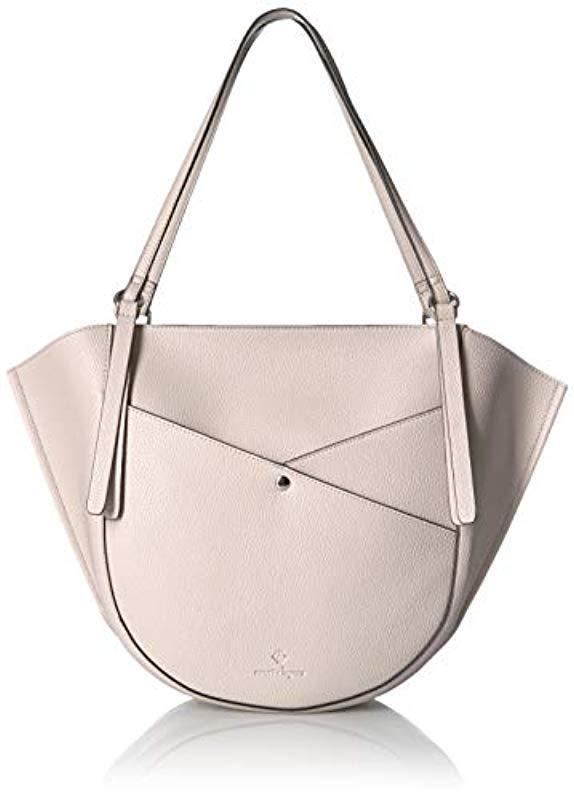 double handle shoulder bag