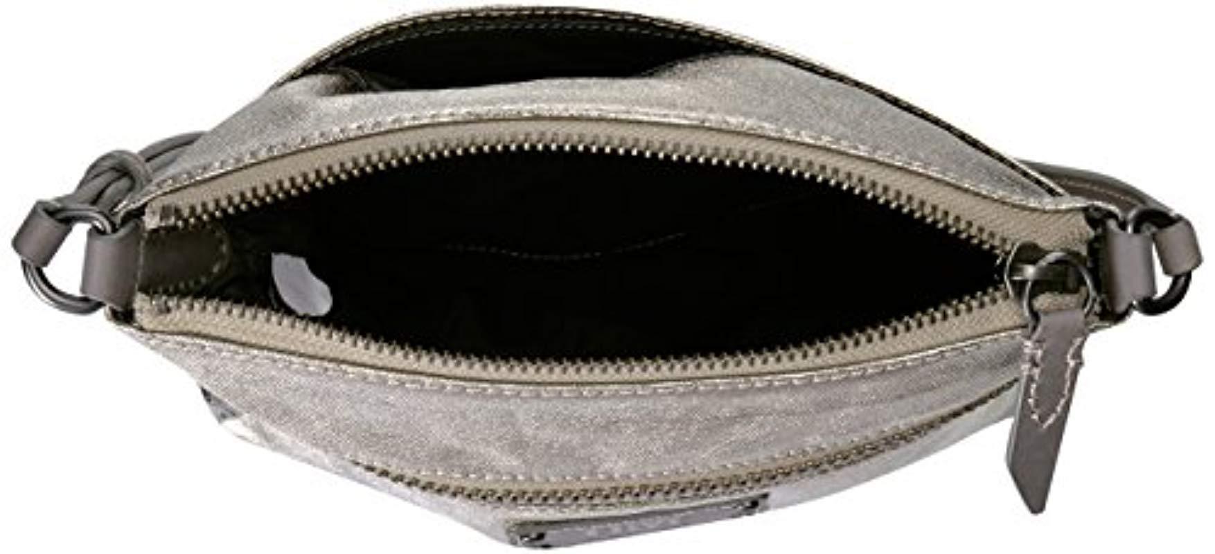 frye ivy zip crossbody nylon handbag