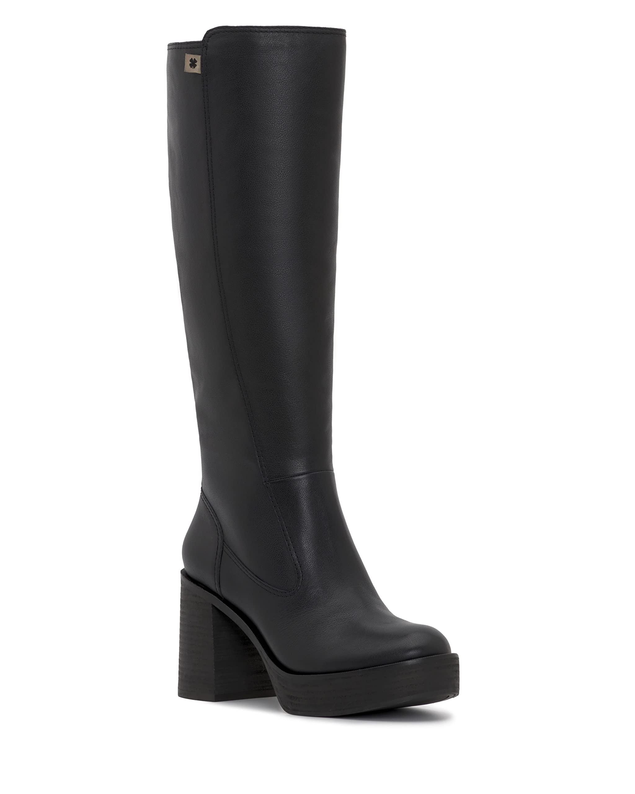odillie knee high platform boot