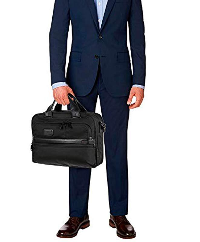 tumi alpha expandable organizer computer brief