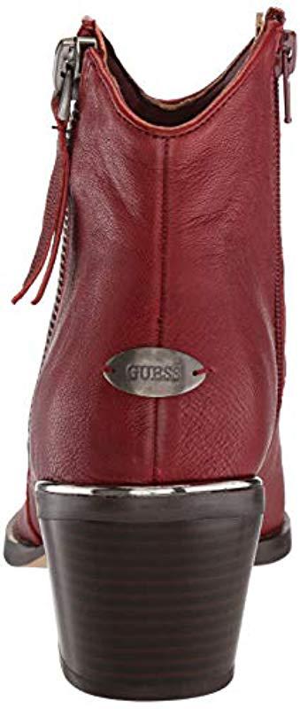 guess women's nalony western booties