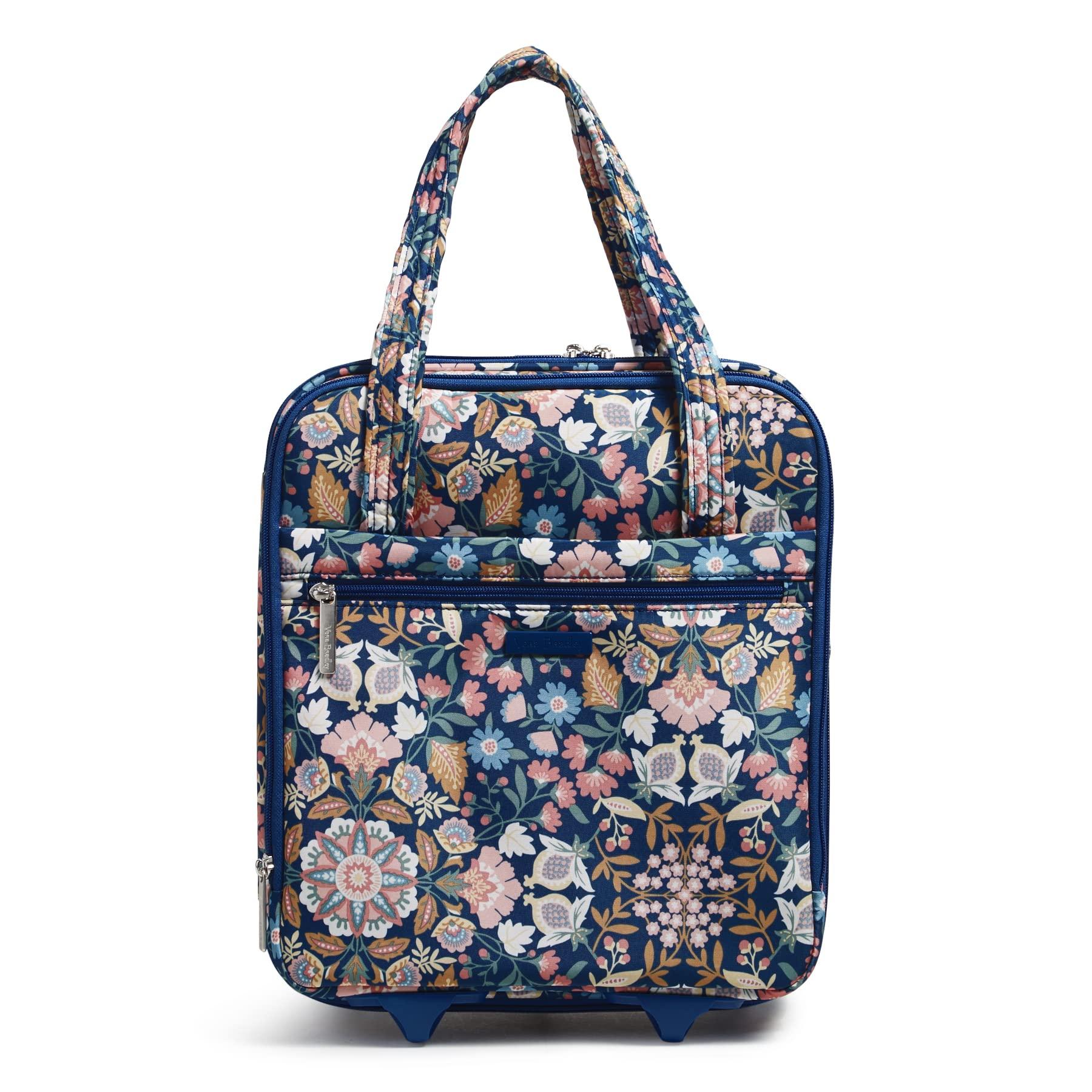 Vera Bradley Softside Underseat Rolling Work Bag in Blue Lyst