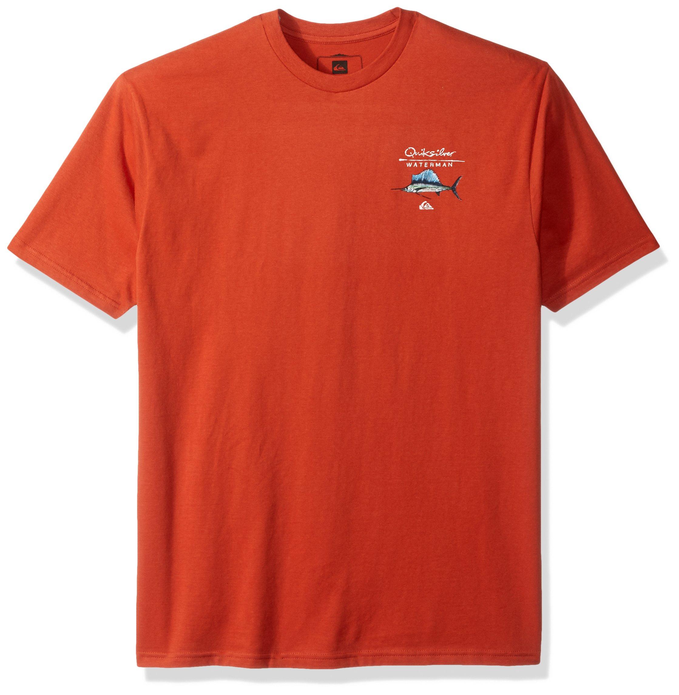 Quiksilver Cotton Waterman Sail On Tee Shirt in Red for Men - Save 4% - Lyst