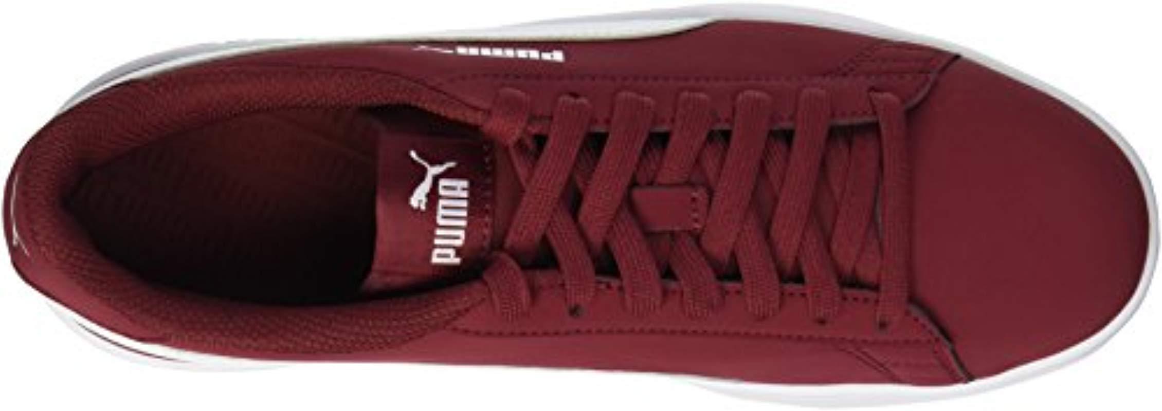 puma smash v2 pomegranate