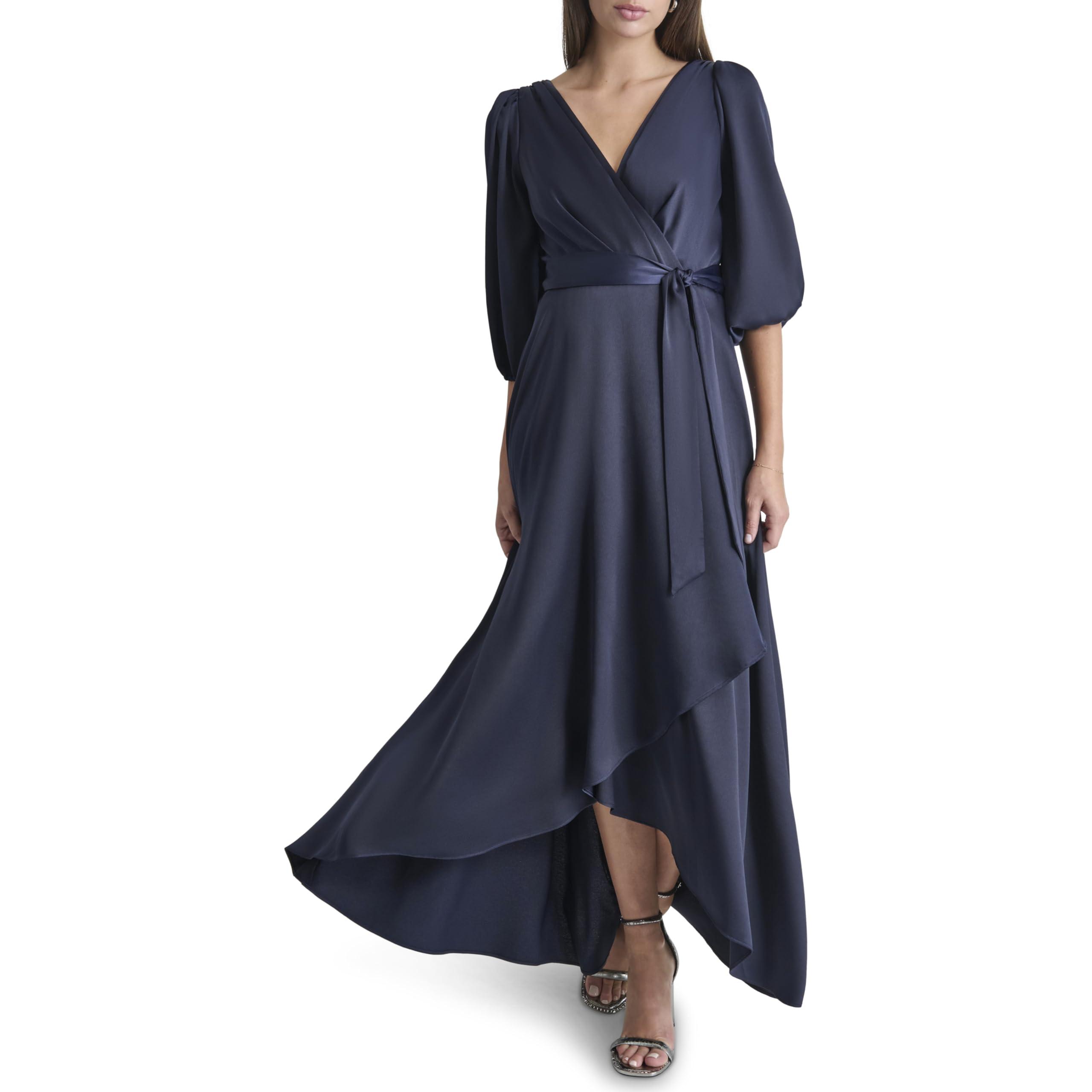 Jumper Dress Long Sleeve Dknyc Dress Dkny Women's Faux-wrap - Main Image