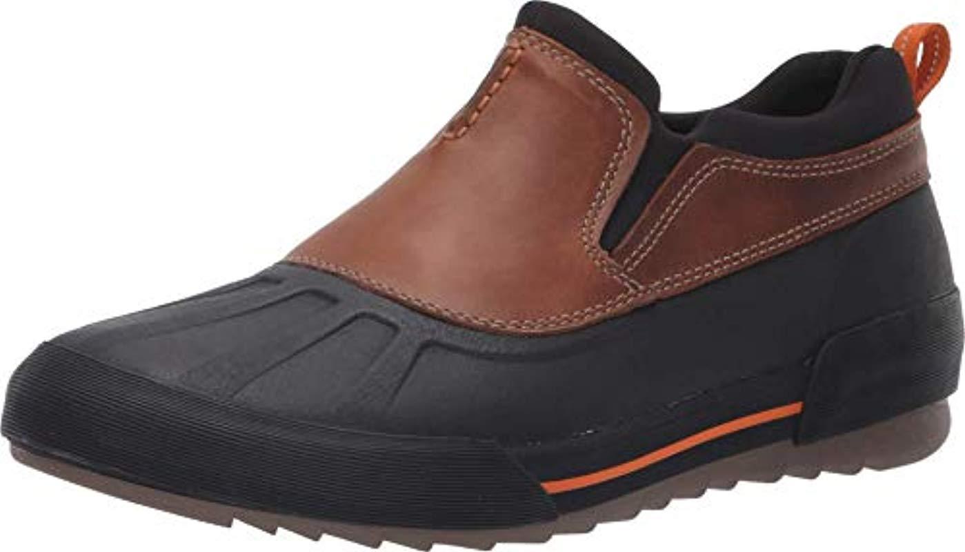 Clarks Leather Bowman Free Rain Shoe in 