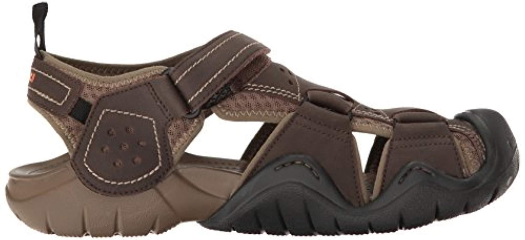 Crocs™ Swiftwater Sandal in Brown for 