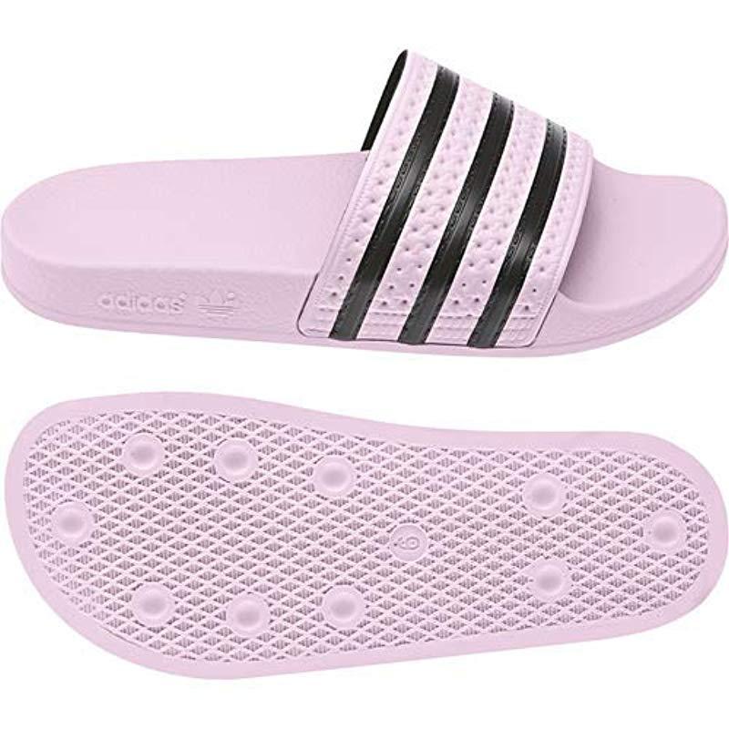 adidas slides black and pink