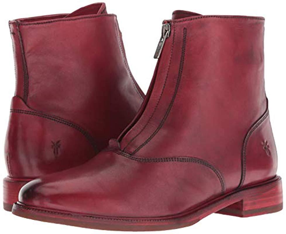 kelly front zip bootie