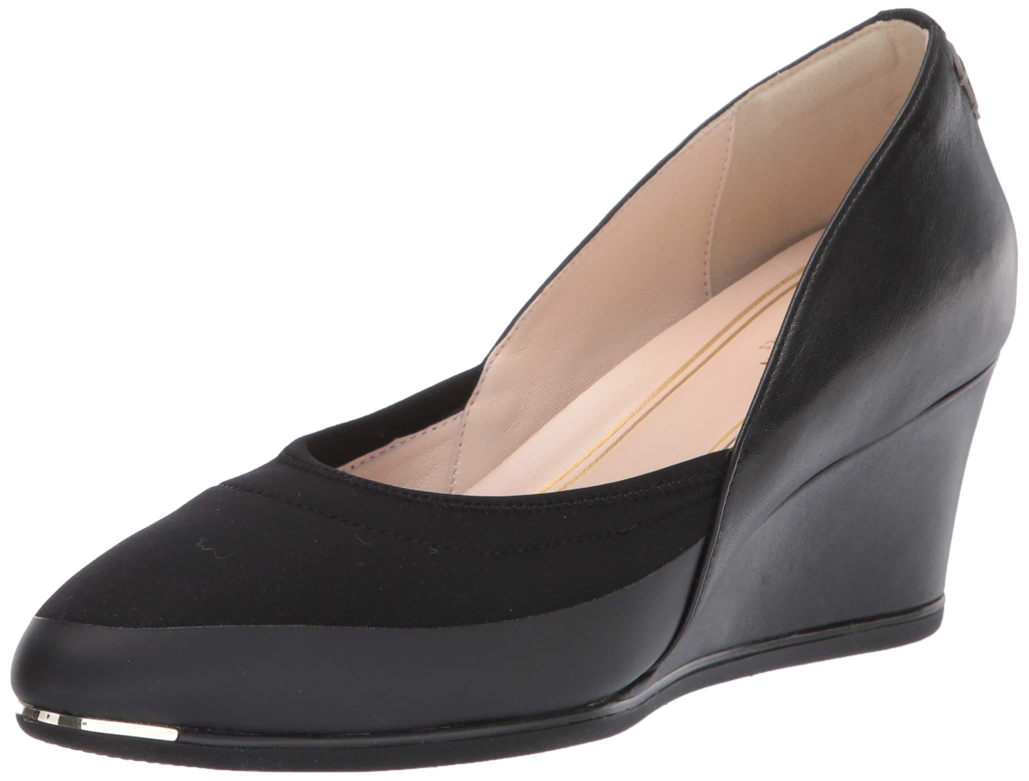 Cole Haan Leather Grand Ambition Sport Wedge in Black - Lyst