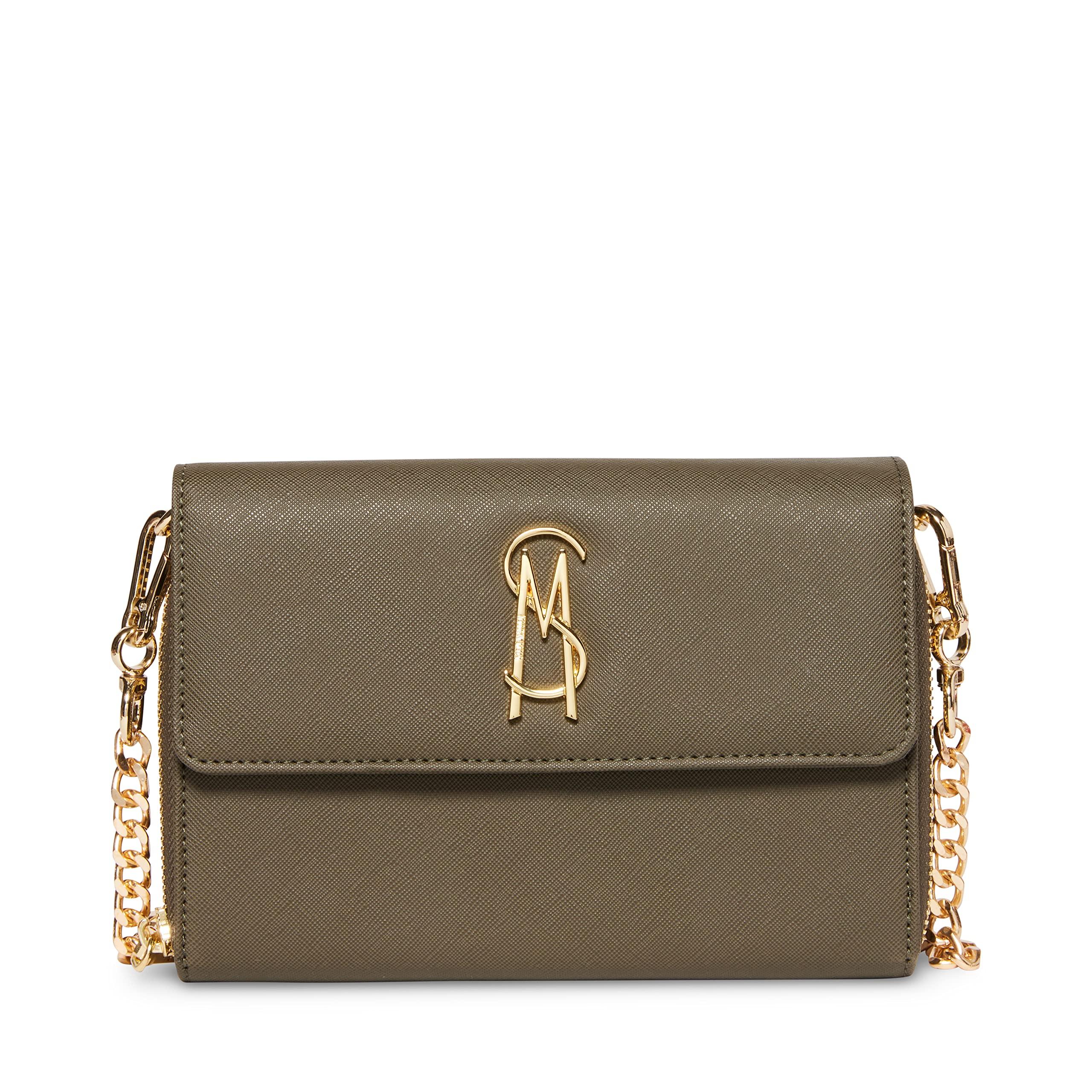 Steve Madden BVITAL-S Multi Pouch Crossbody, Olive: Handbags