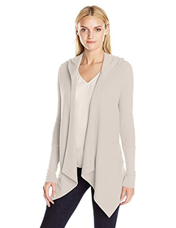 thermal hoodie cardigan