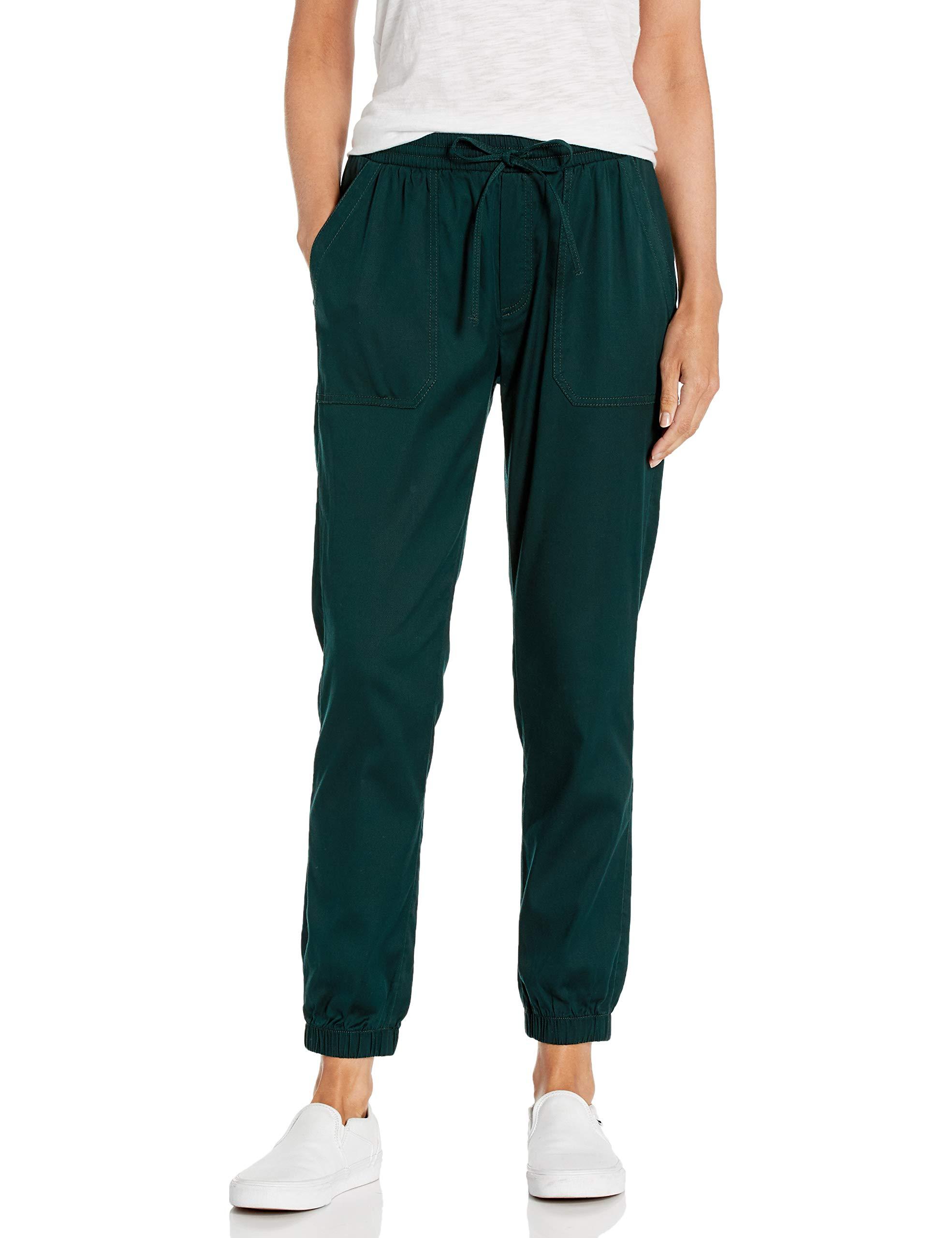 Daily Ritual Stretch Drawstring Jogger Pant in Moss Green (Green) - Lyst